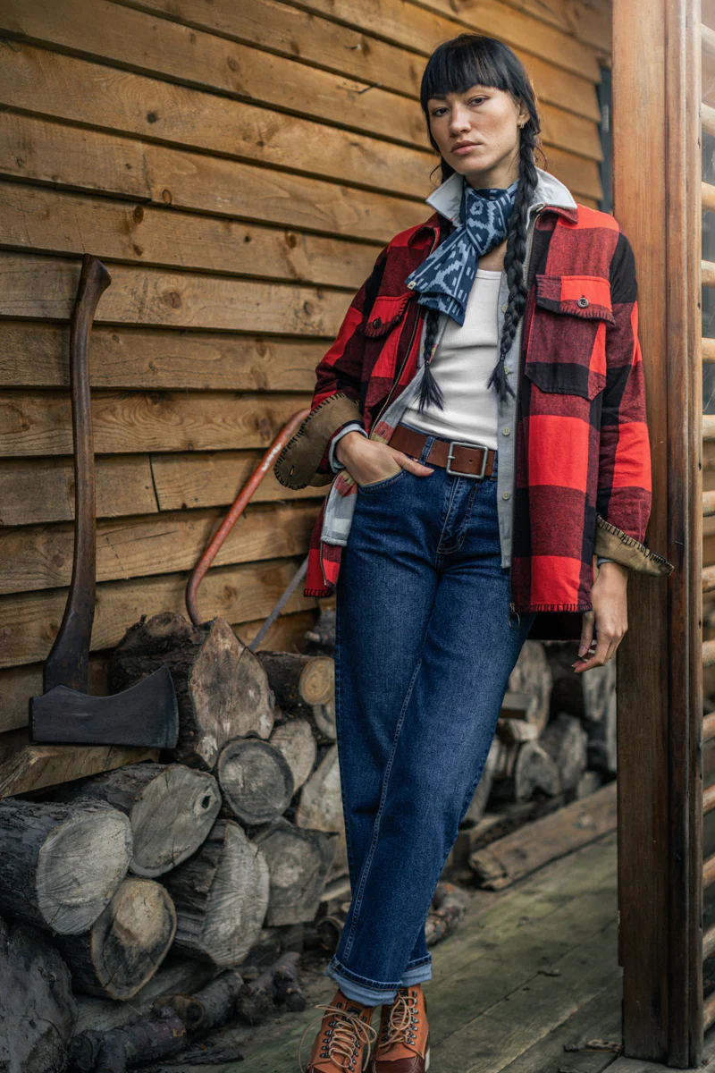 Damsons Lumberjill Shirt Red - Image 9