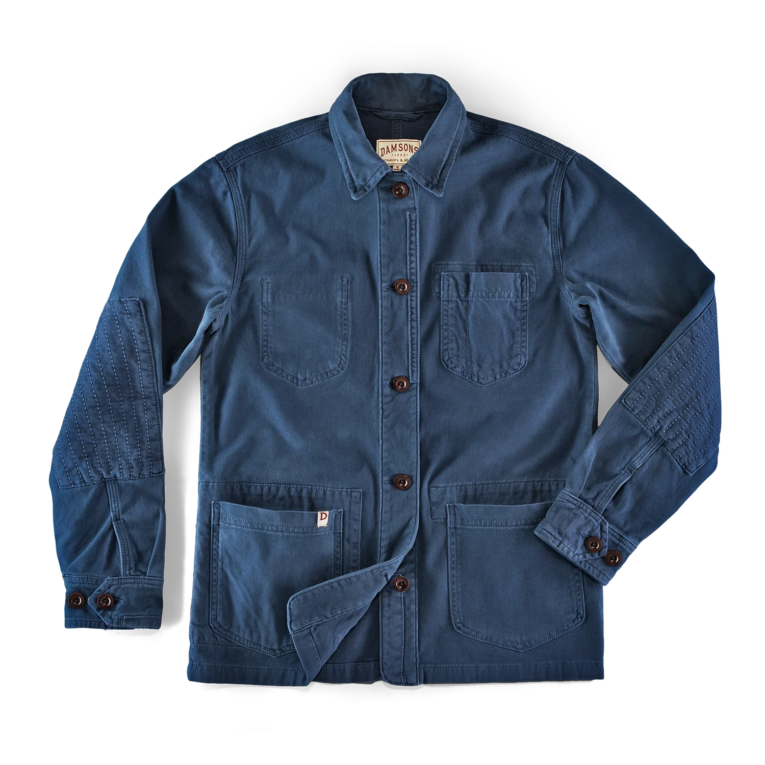 Damsons Meadow Chore Jacket Blue - Image 8