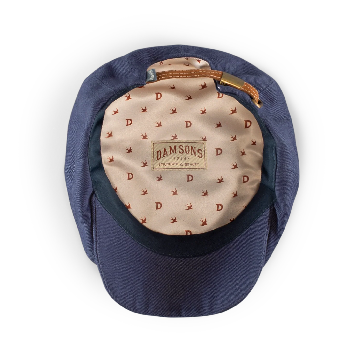 Damsons Twill Bakerball Cap Navy - Image 10