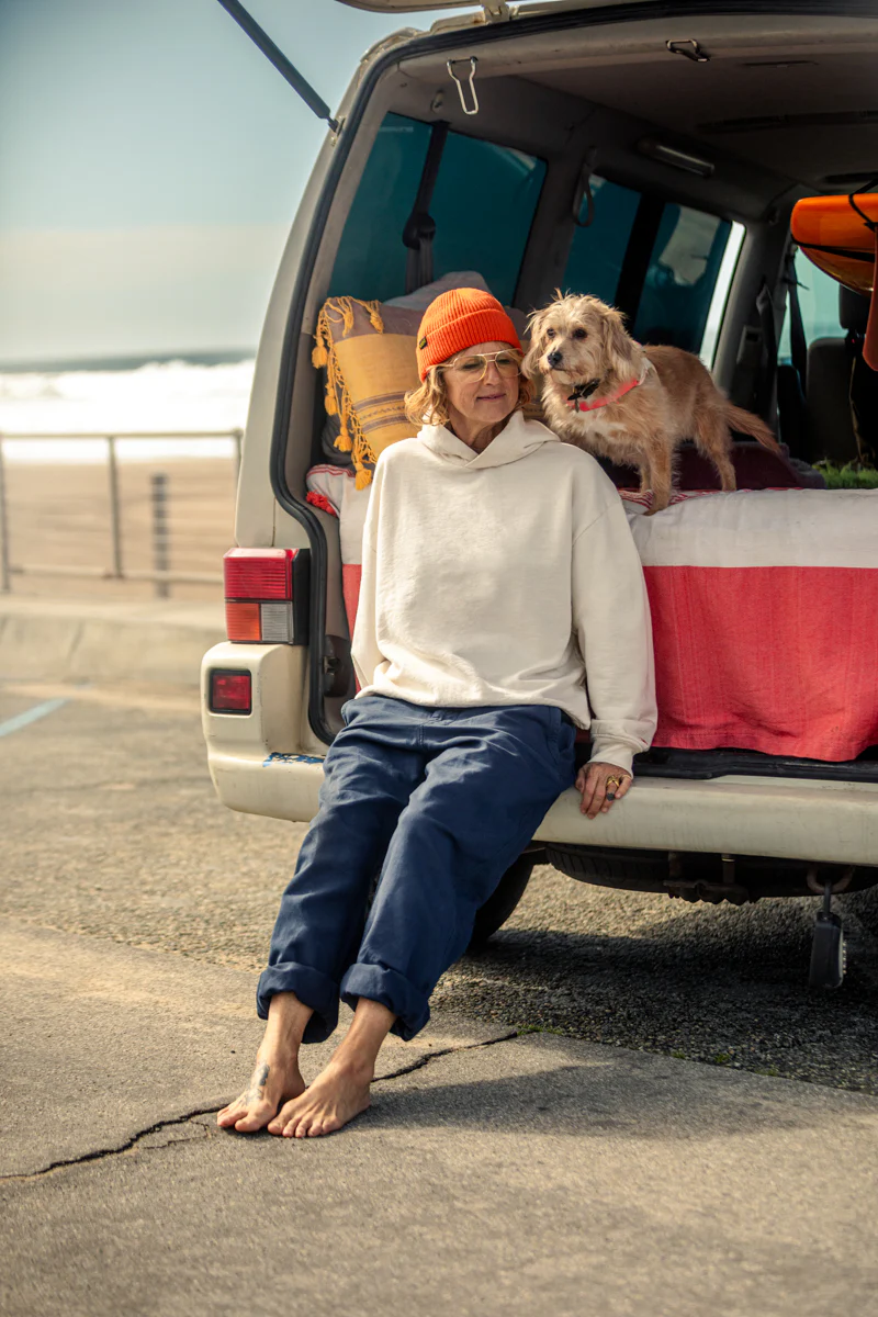 Damsons Relaxed Hoodie Raw - Image 5