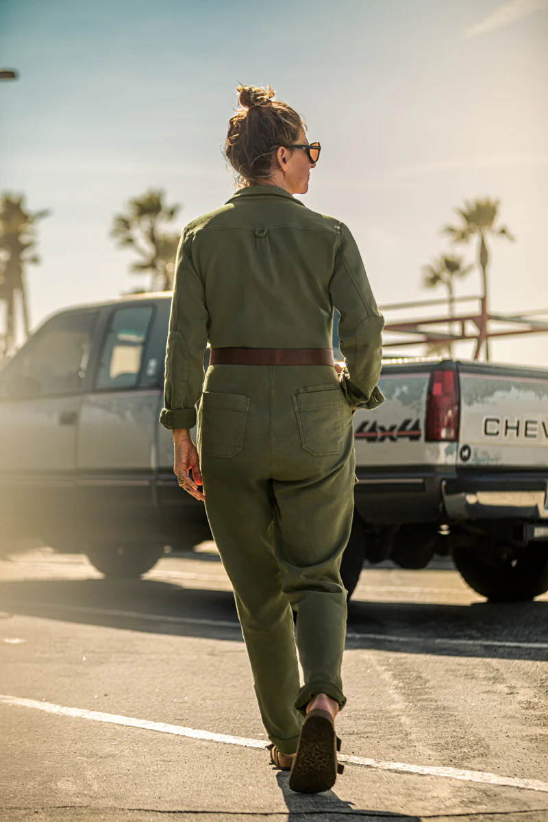 Damsons Sky Jumpsuit Green - Image 5