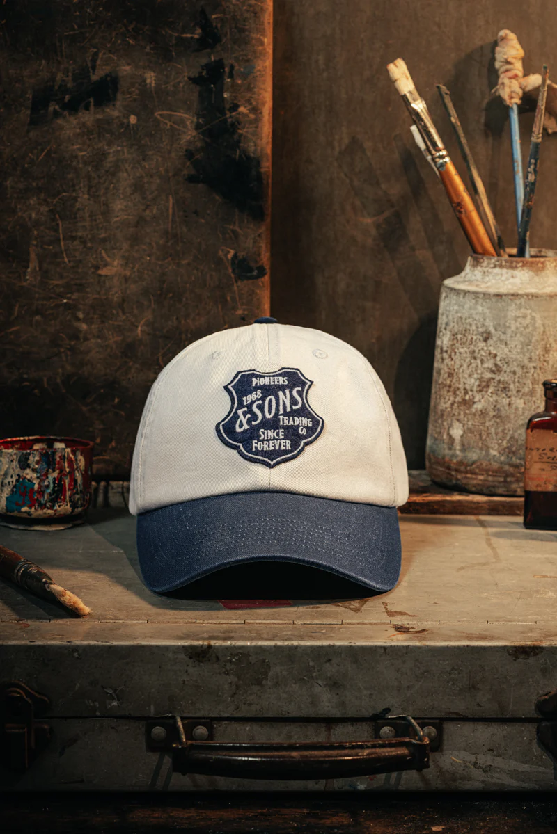 Davis Contrast Peak Cap Antique White - Image 5