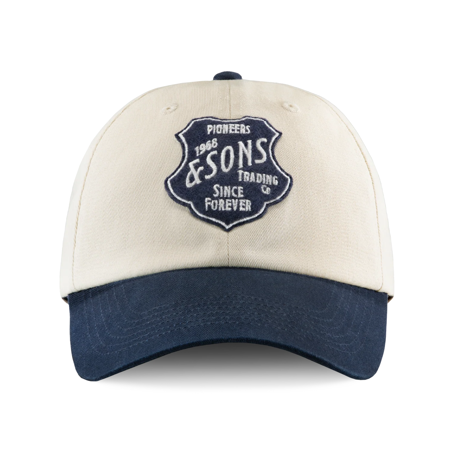 Davis Contrast Peak Cap Antique White - Image 6