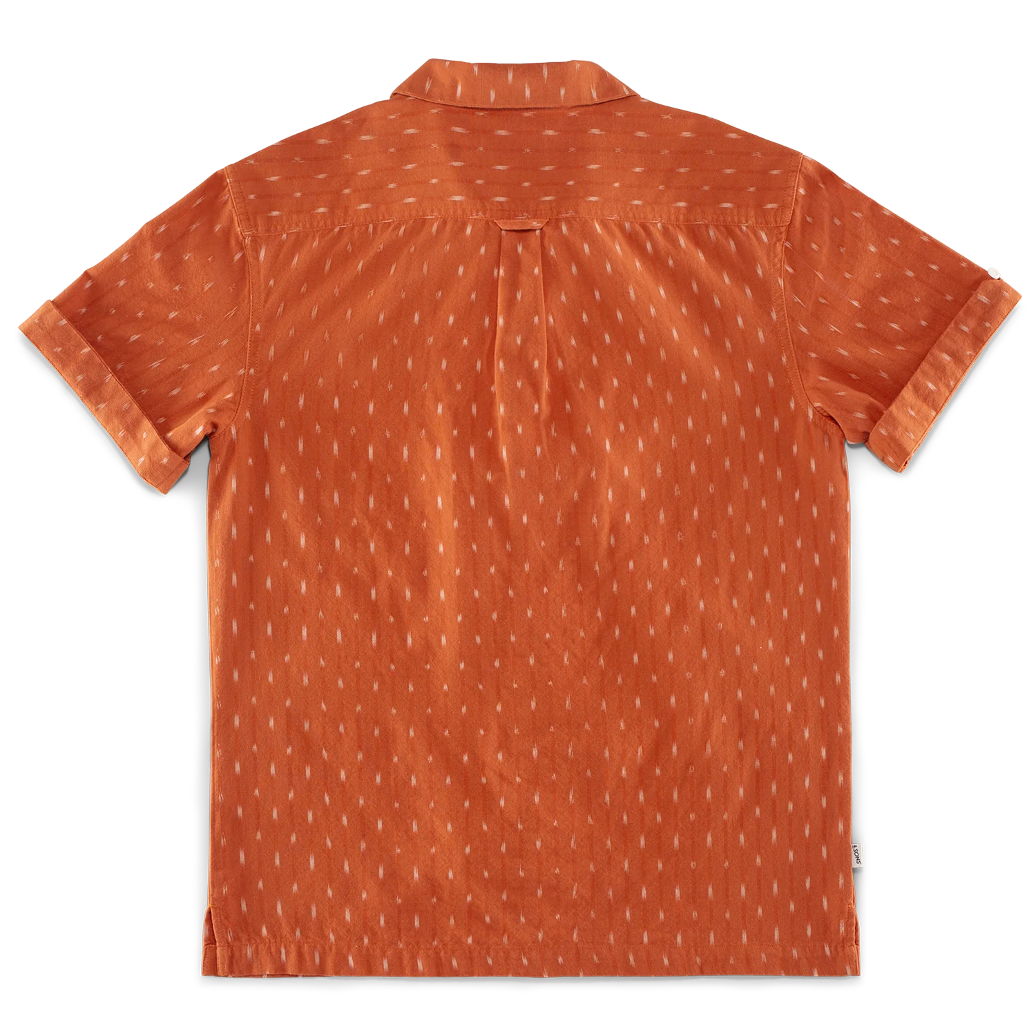 Del Rey Ikat Shirt Burnt Orange - Image 8