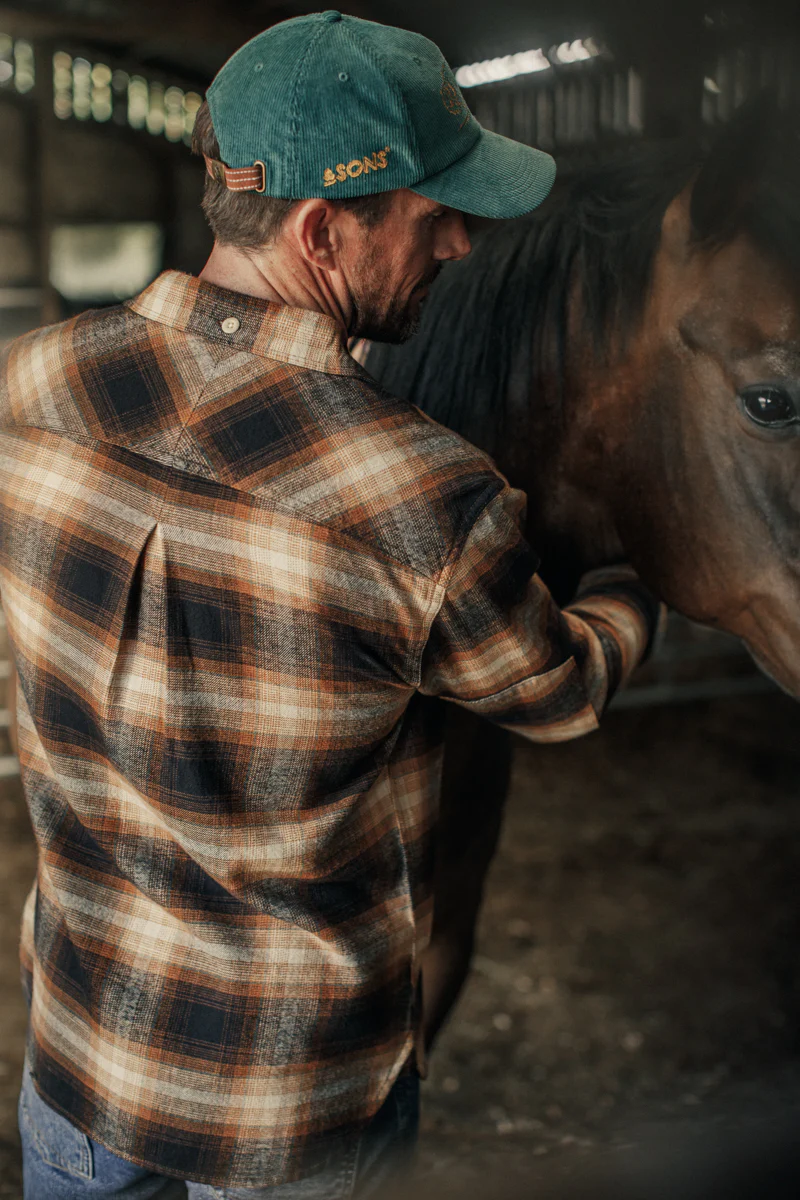 Douglas Check Shirt Brown - Image 3