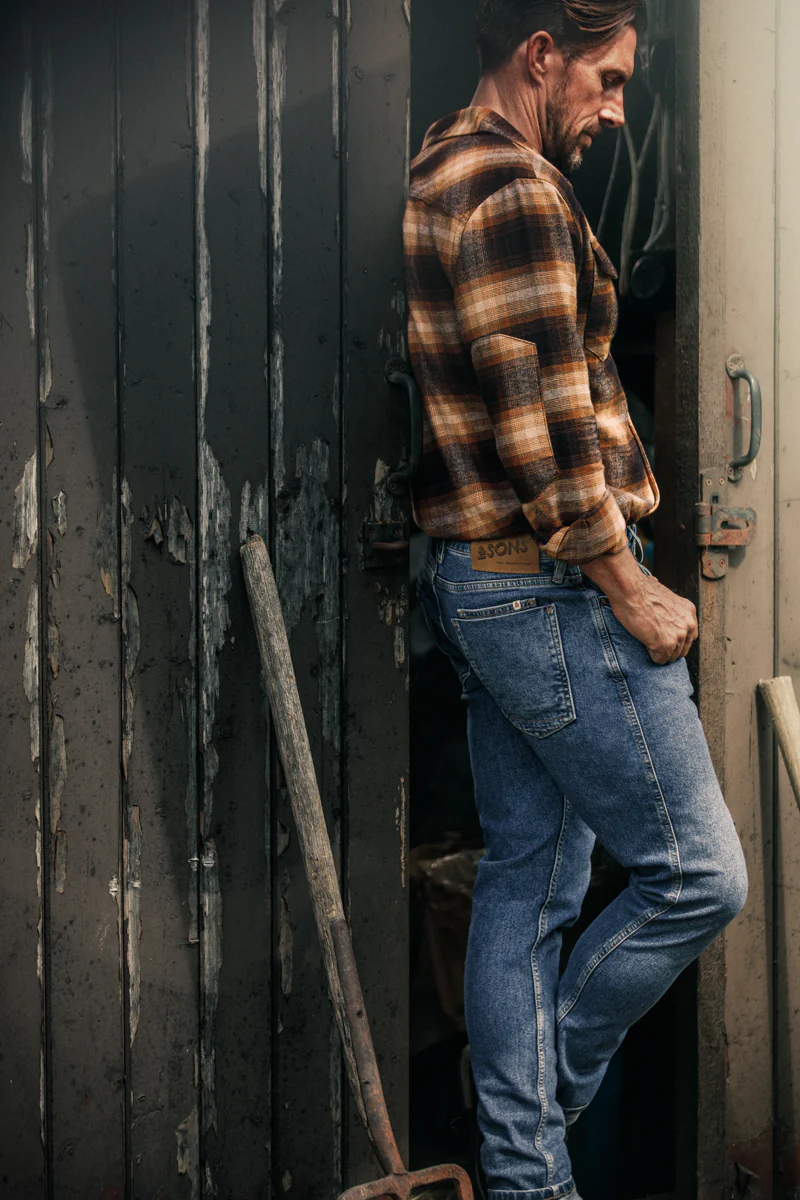 Douglas Check Shirt Brown - Image 6