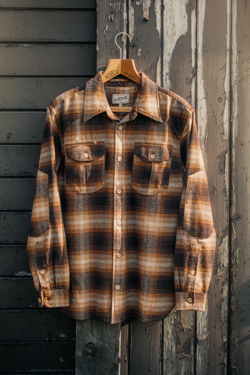 Douglas Check Shirt Brown - Image 8