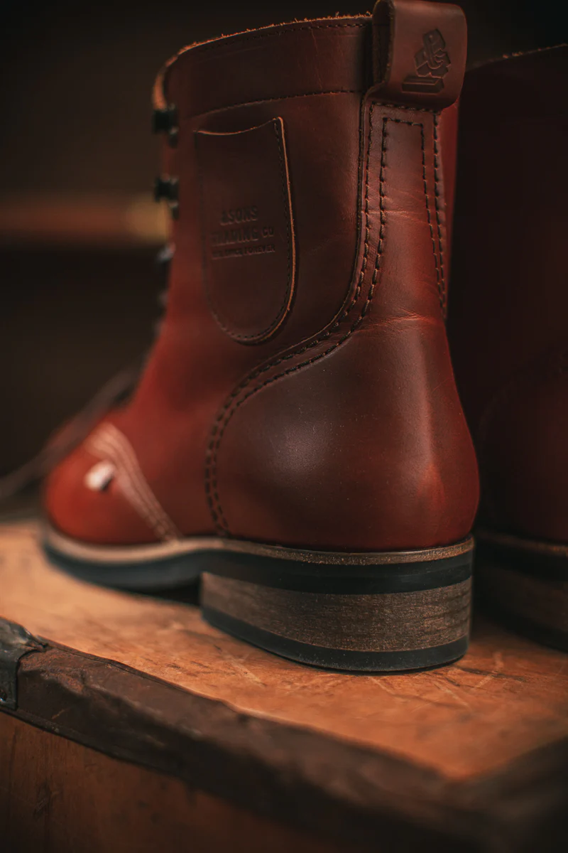 &SONS The Drover Boot Brown - Image 4