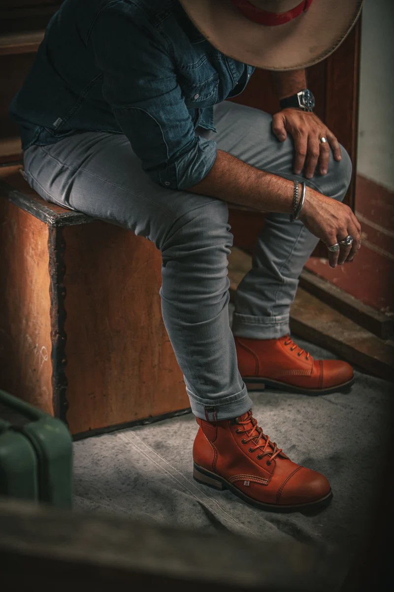 &SONS The Drover Boot Tan - Image 4