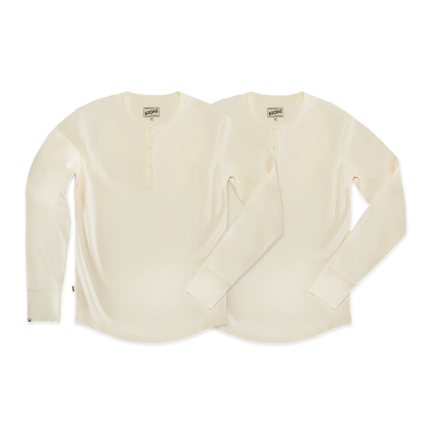 Elder Henley Long Sleeve 2 Pack - x2 Raw - Image 11