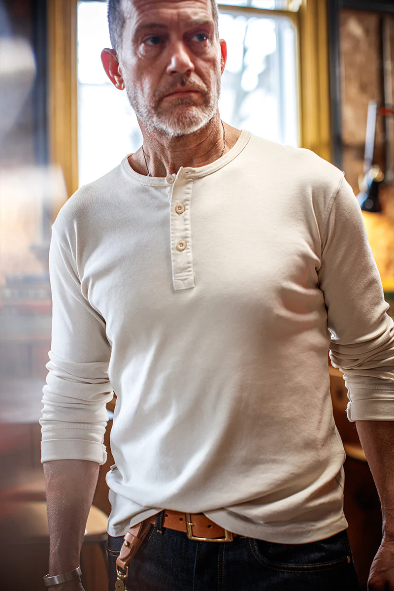Elder Henley Long Sleeve 2 Pack - x2 Raw - Image 5