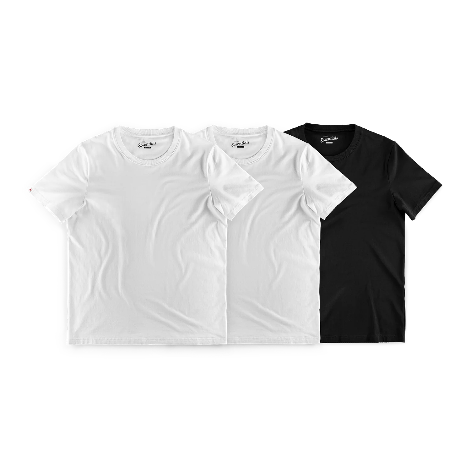 Essentials T-Shirt 3 Pack – x2 White / x1 Black - Image 9
