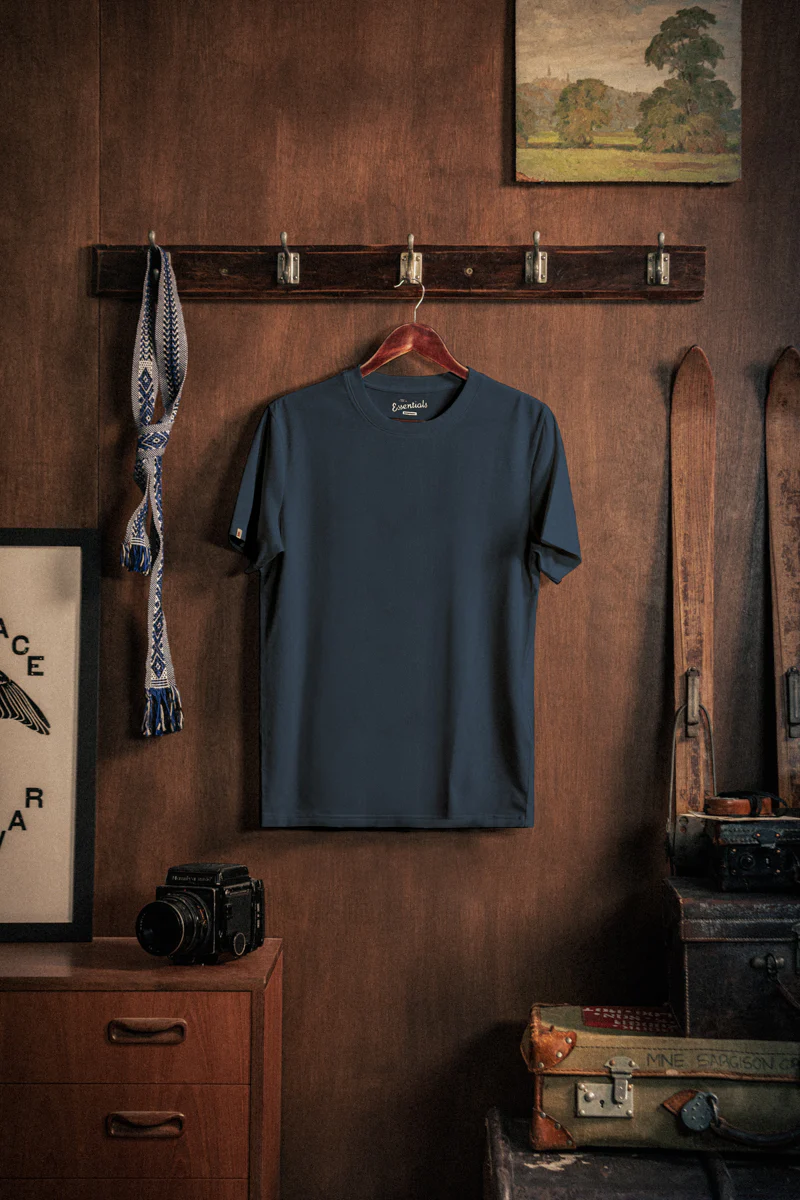 Essentials T-Shirt Navy - Image 5