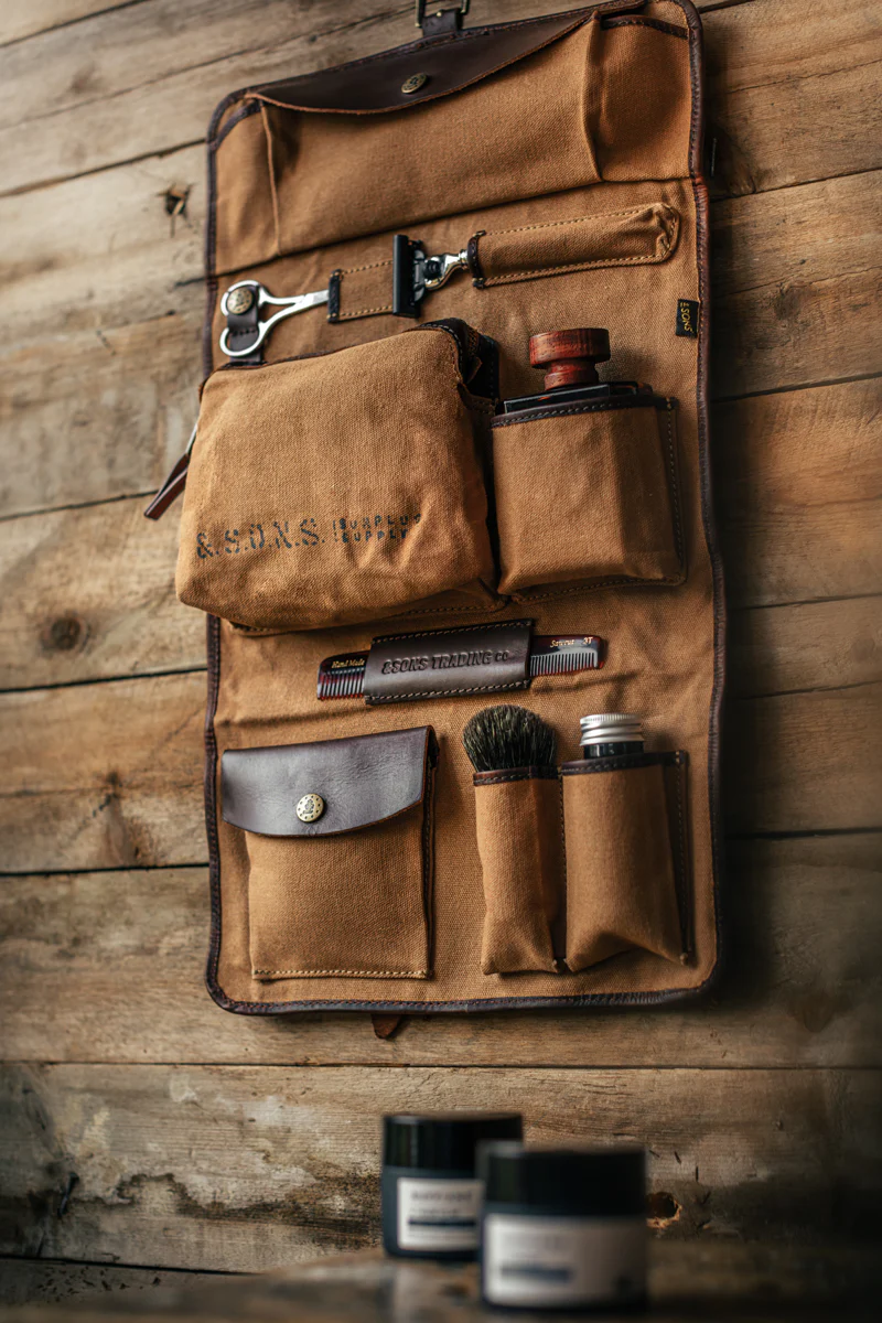 Essentials Toiletry Bag Tan - Image 5