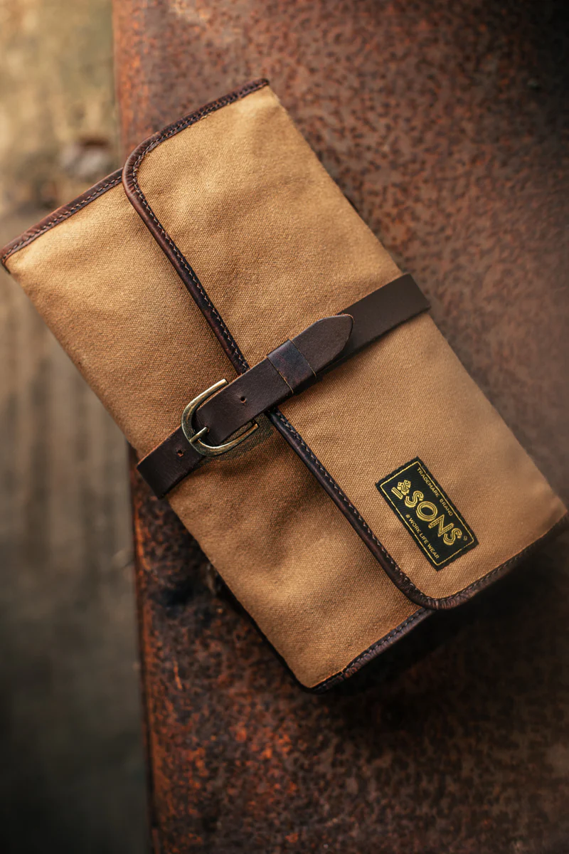 Essentials Toiletry Bag Tan - Image 6