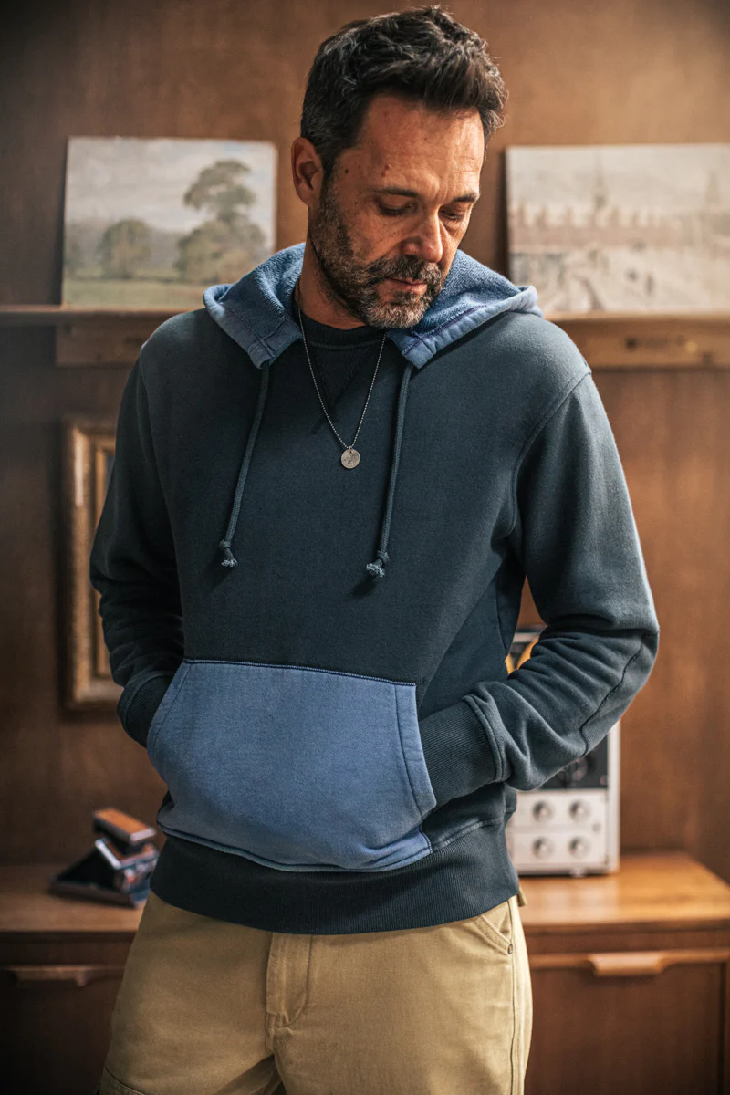 Fielder Hoodie Navy - Image 5