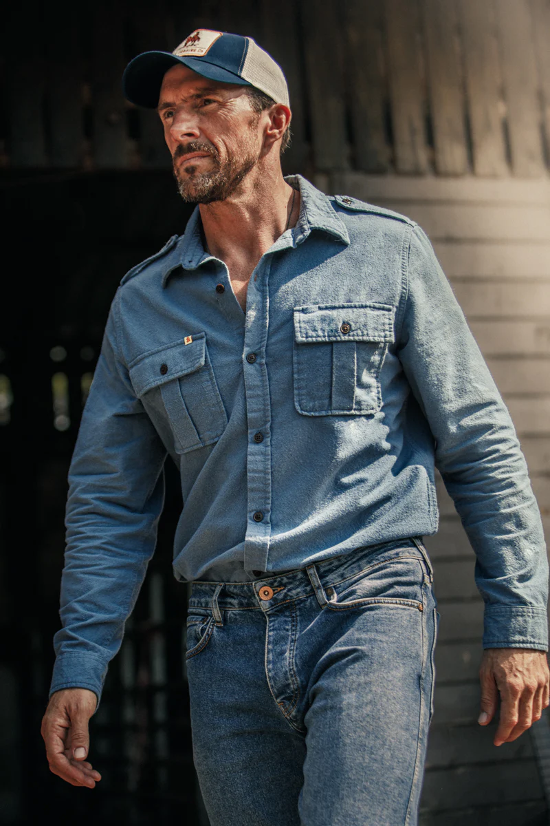 Gabriel Shirt Blue - Image 4