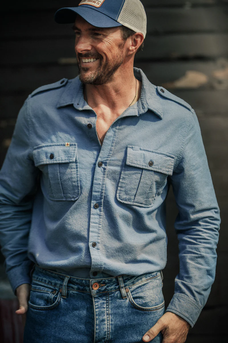 Gabriel Shirt Blue - Image 5