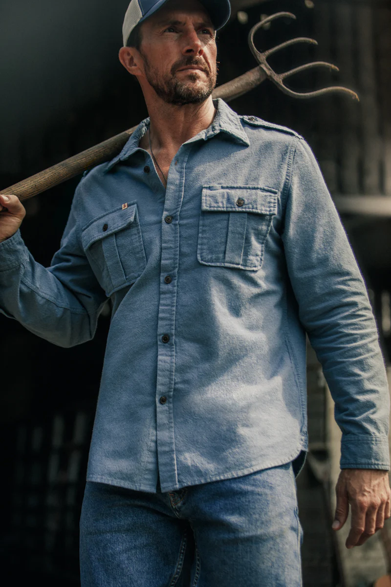 Gabriel Shirt Blue - Image 8