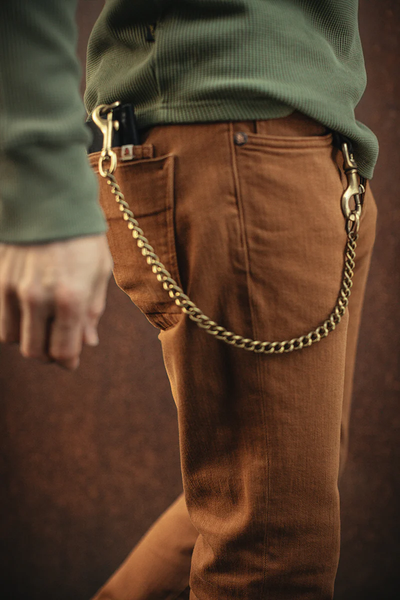 Accessories Bundle: Metal Chain / Key Fob / Leather Wallet - Image 4