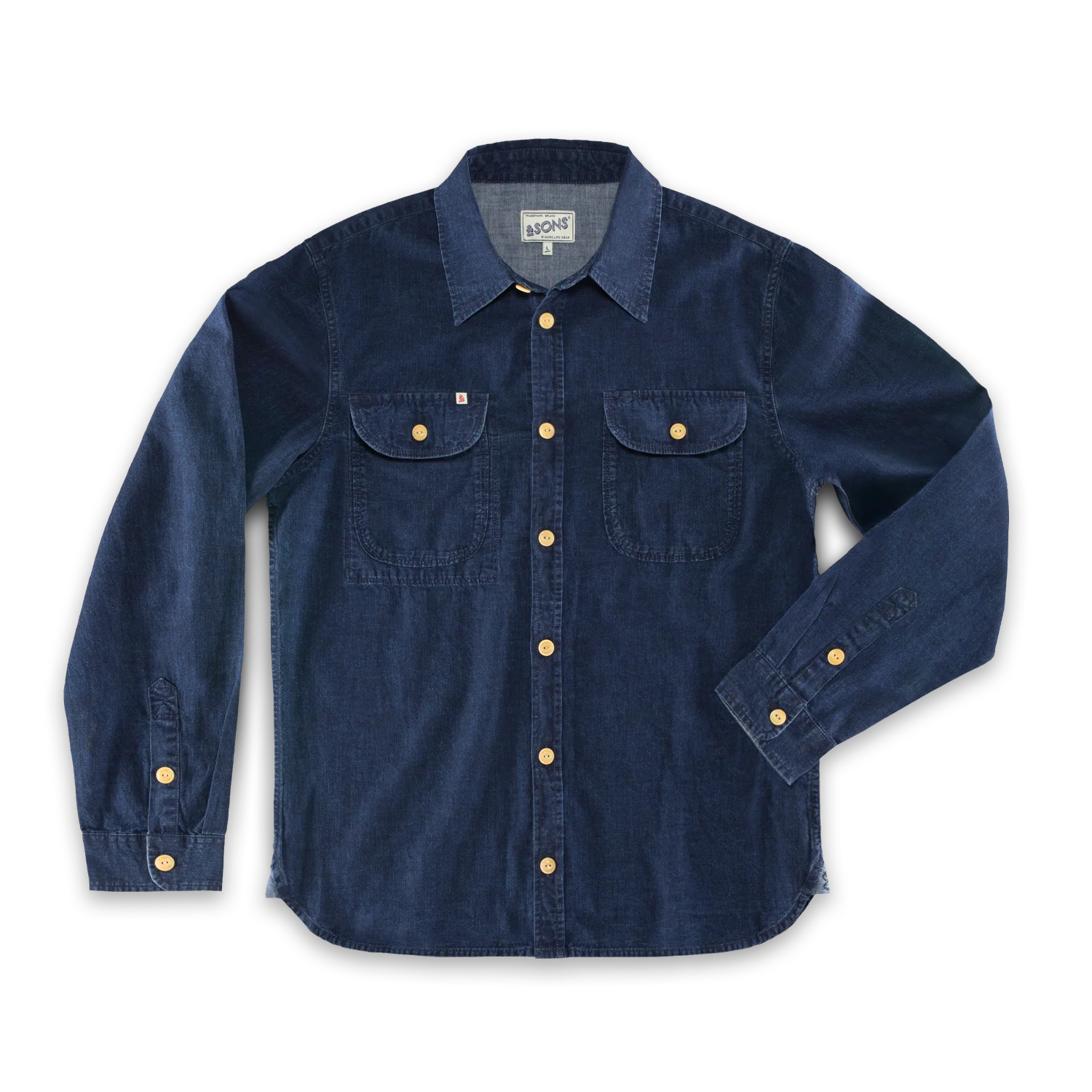Handley Shirt Indigo - Image 6