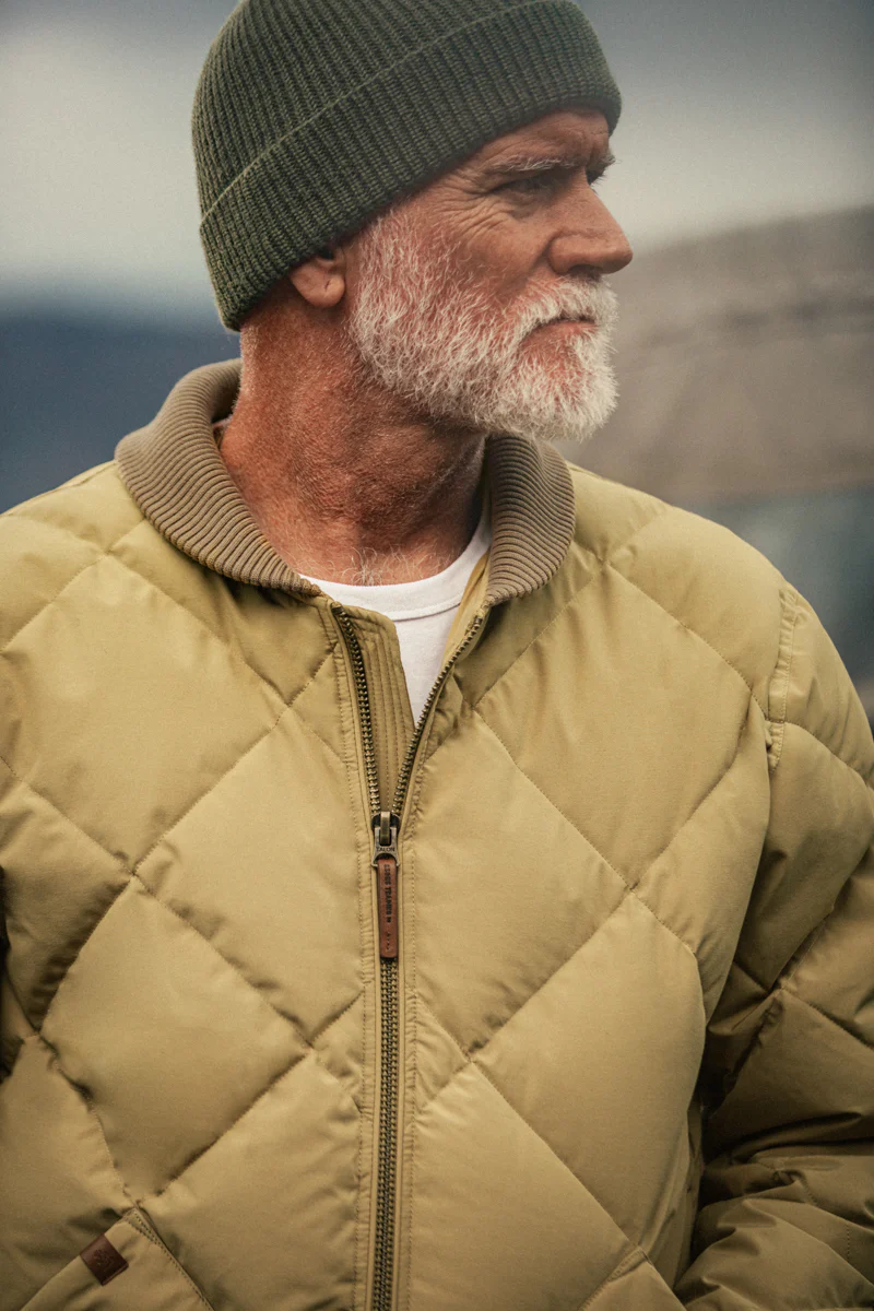 Hawker Quilted Jacket Tan - Image 3