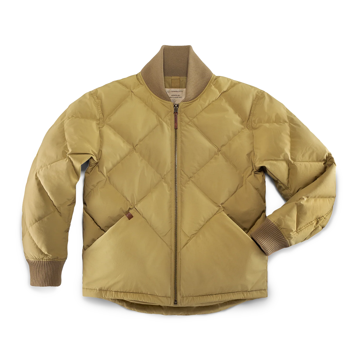 Hawker Quilted Jacket Tan - Image 8