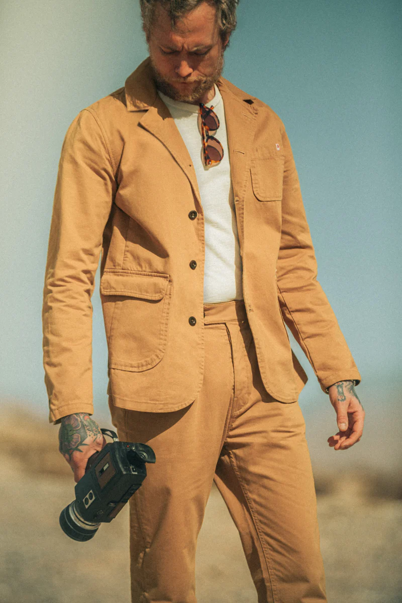 Hemingway Suit Jacket Tan - Image 4