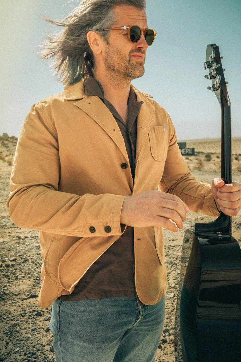 Hemingway Suit Jacket Tan - Image 5