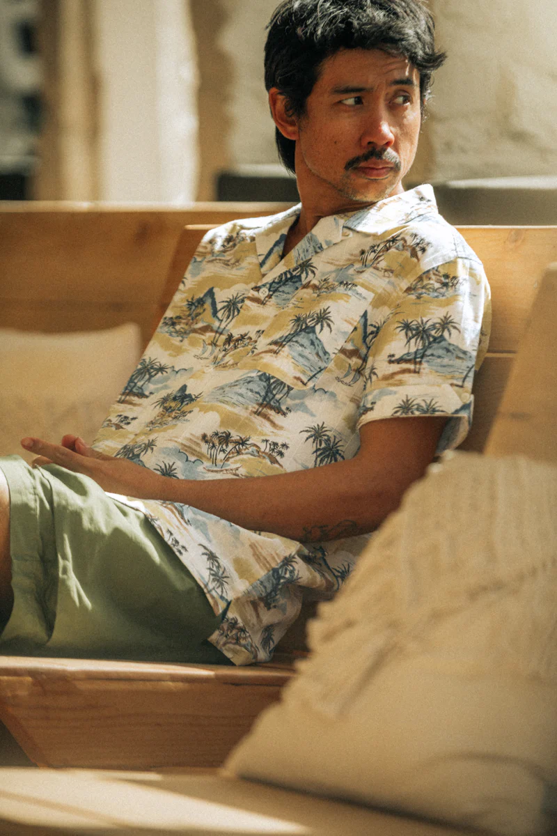 Island Aloha Shirt Off White - Image 6