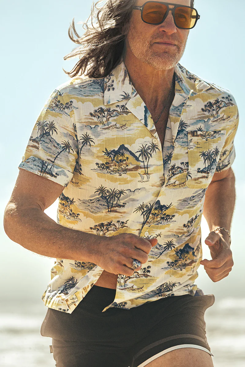 Island Aloha Shirt Off White - Image 7