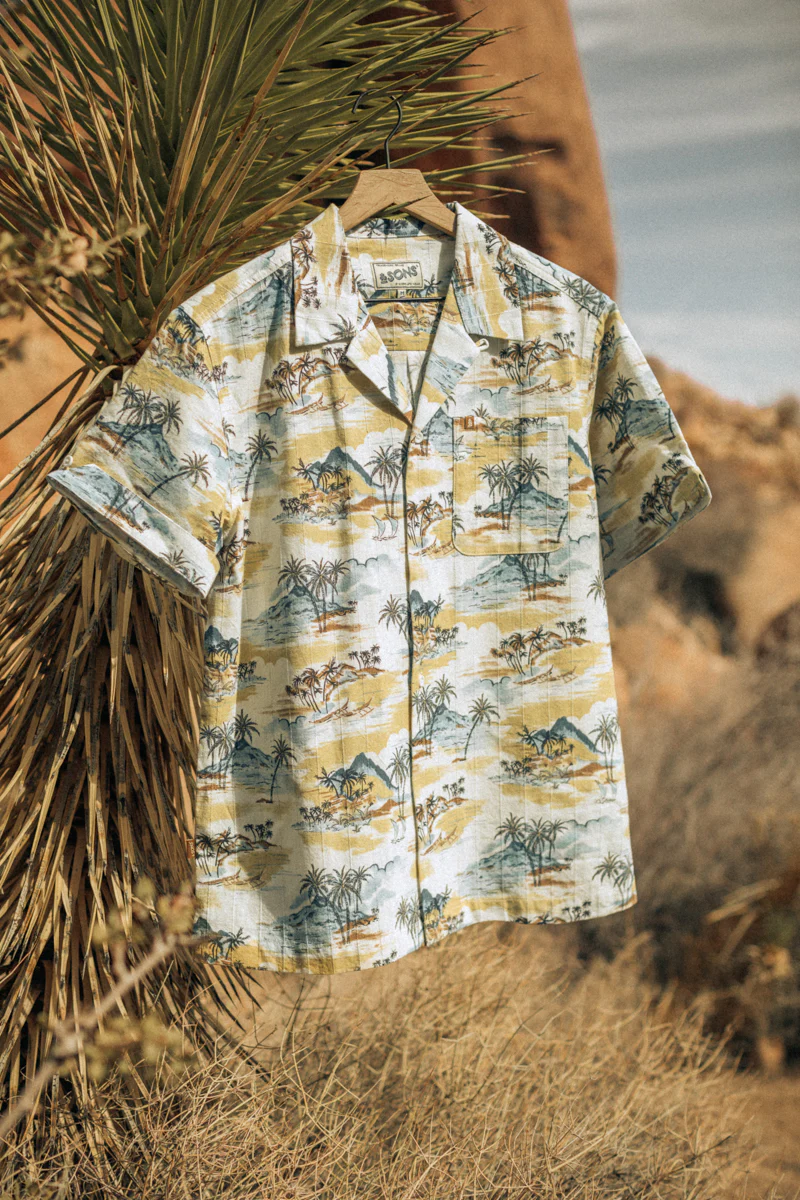 Island Aloha Shirt Off White - Image 8
