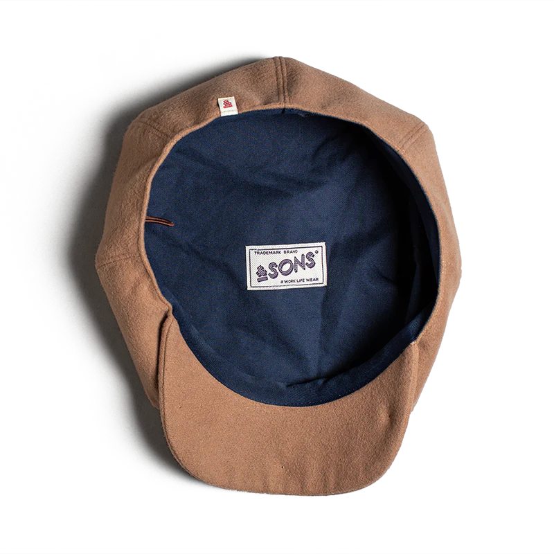Jackson Traditional Baker Boy Hat  - Tan - Image 5