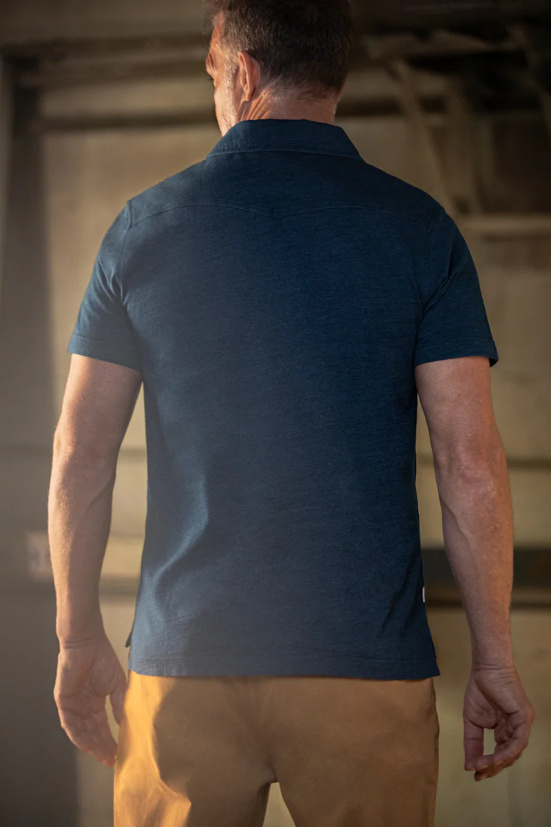 Kennedy Polo Indigo - Image 4