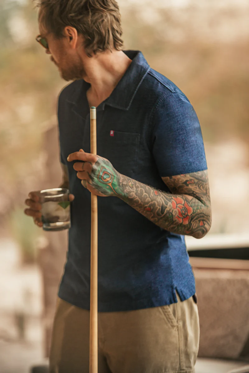 Kennedy Polo Indigo - Image 5