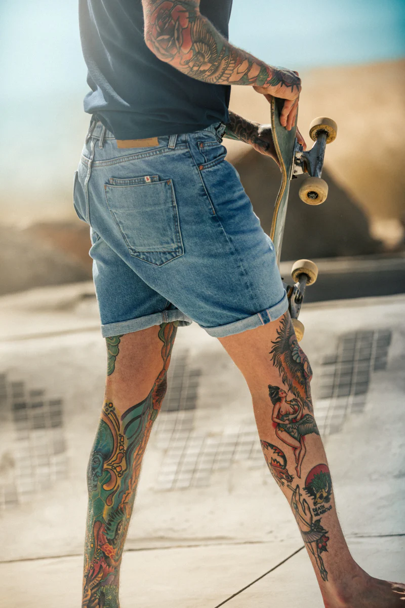 Laguna Denim Shorts Blue - Image 3