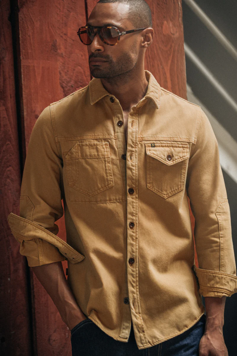 Landon Shirt Tan - Image 6