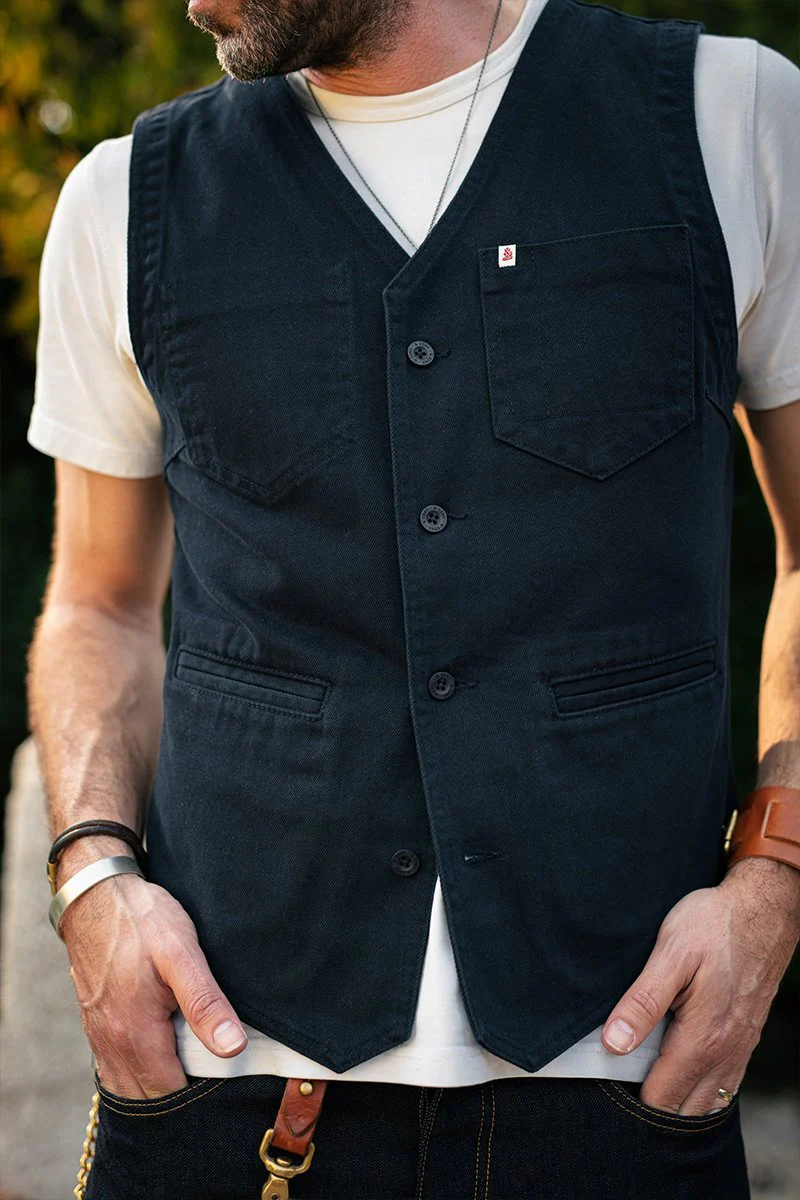 Navy Lincoln Waistcoat / Vest - Image 4
