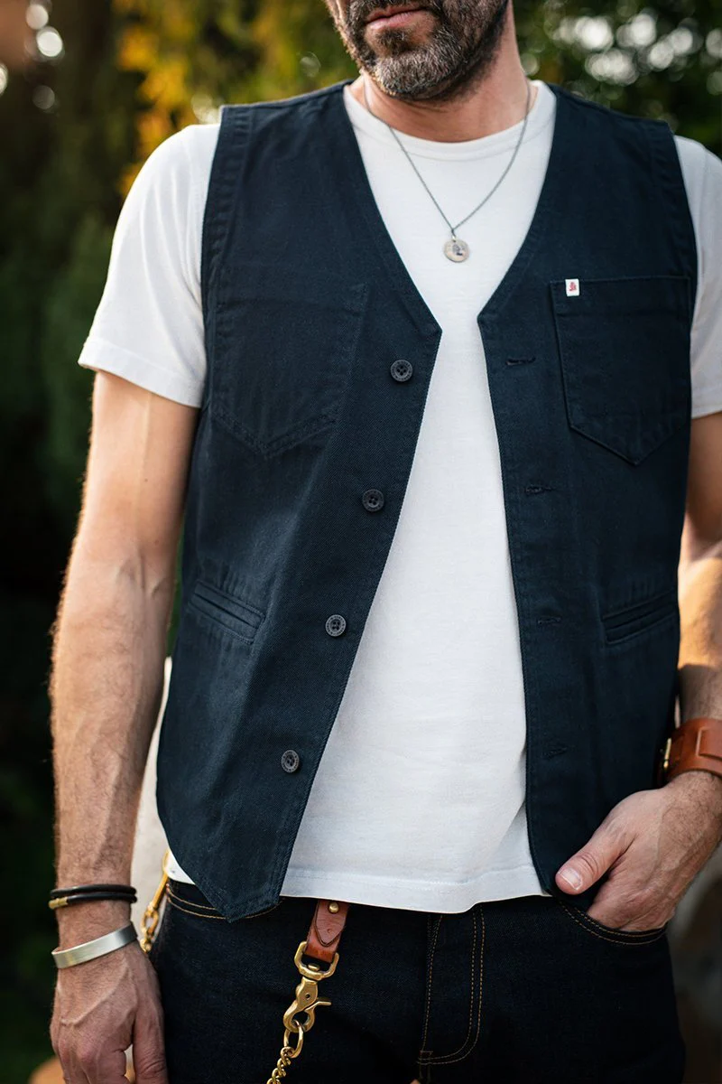 Navy Lincoln Waistcoat / Vest - Image 5
