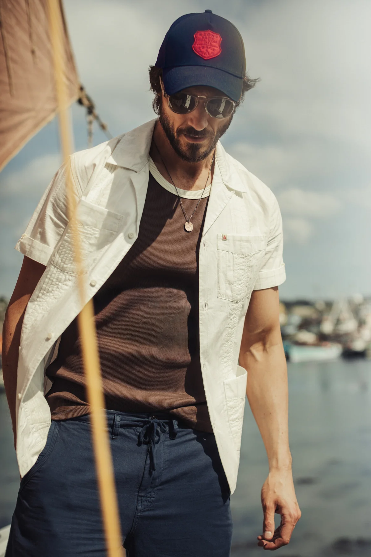 Loma Rib Vest Dark Brown - Image 5