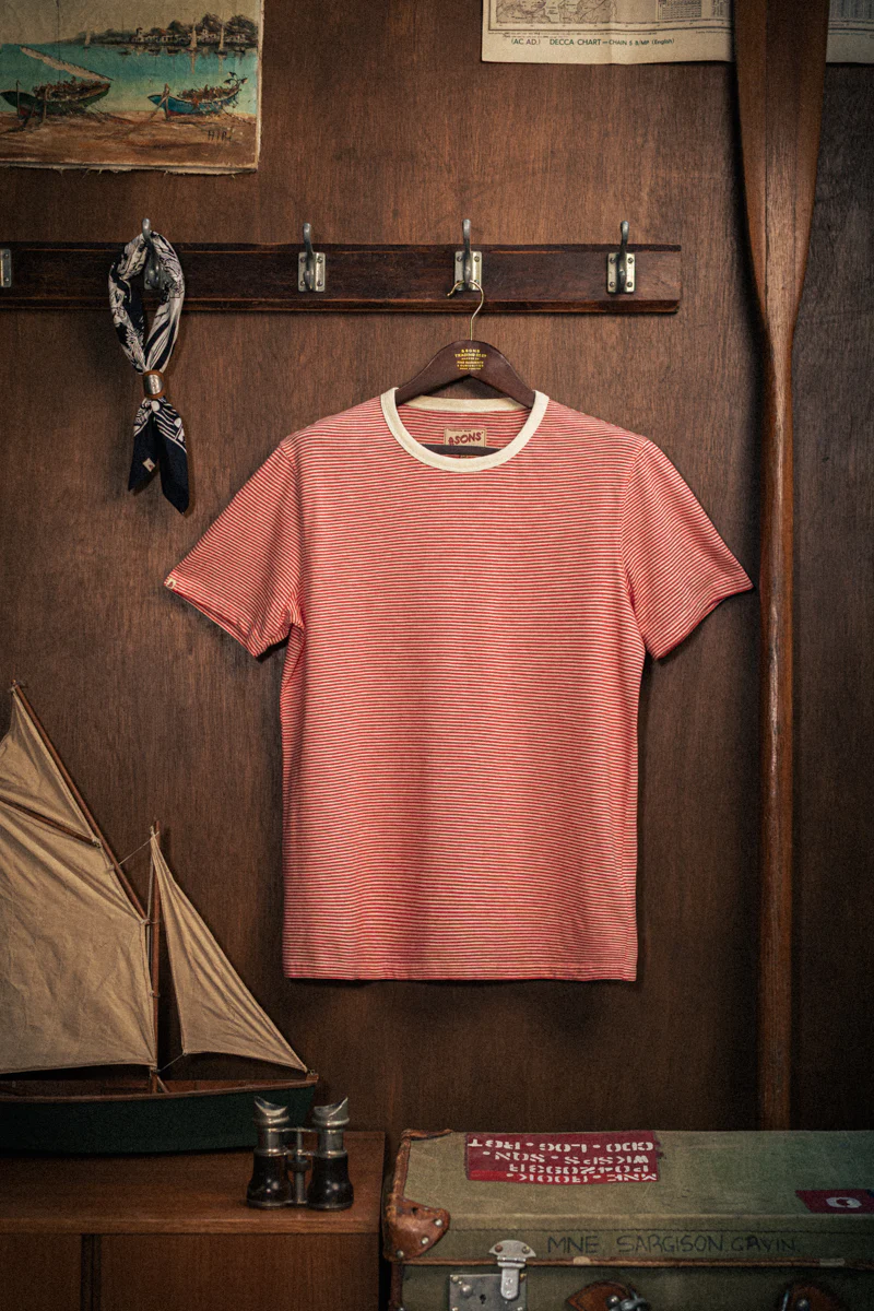 Lugger T-Shirt Red/White - Image 6