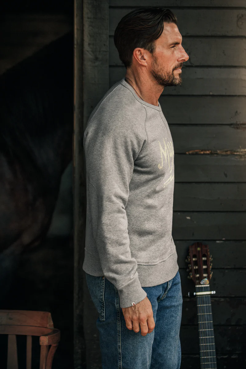 Majestic Sweatshirt Grey Marl - Image 4