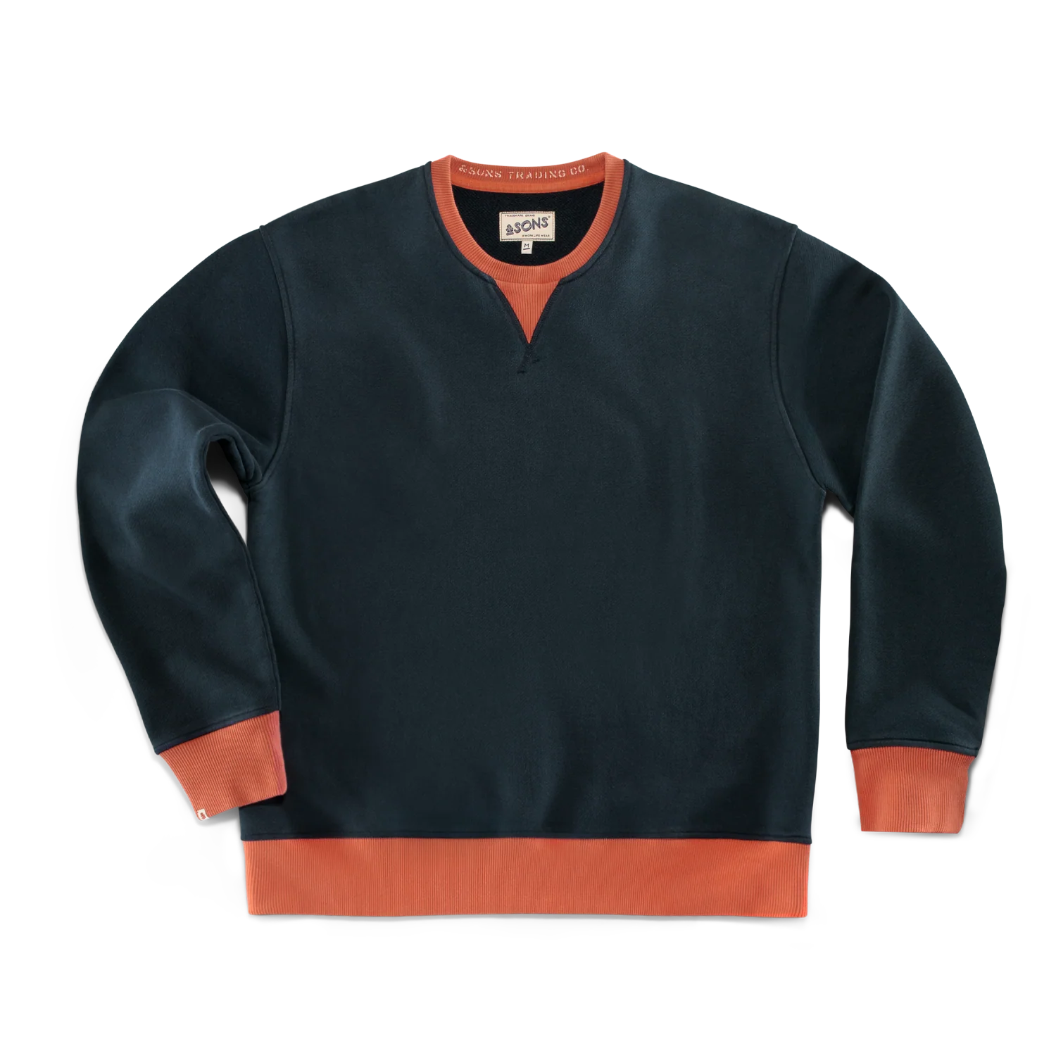 Marshall Colour Block Sweatshirt Navy - Image 6