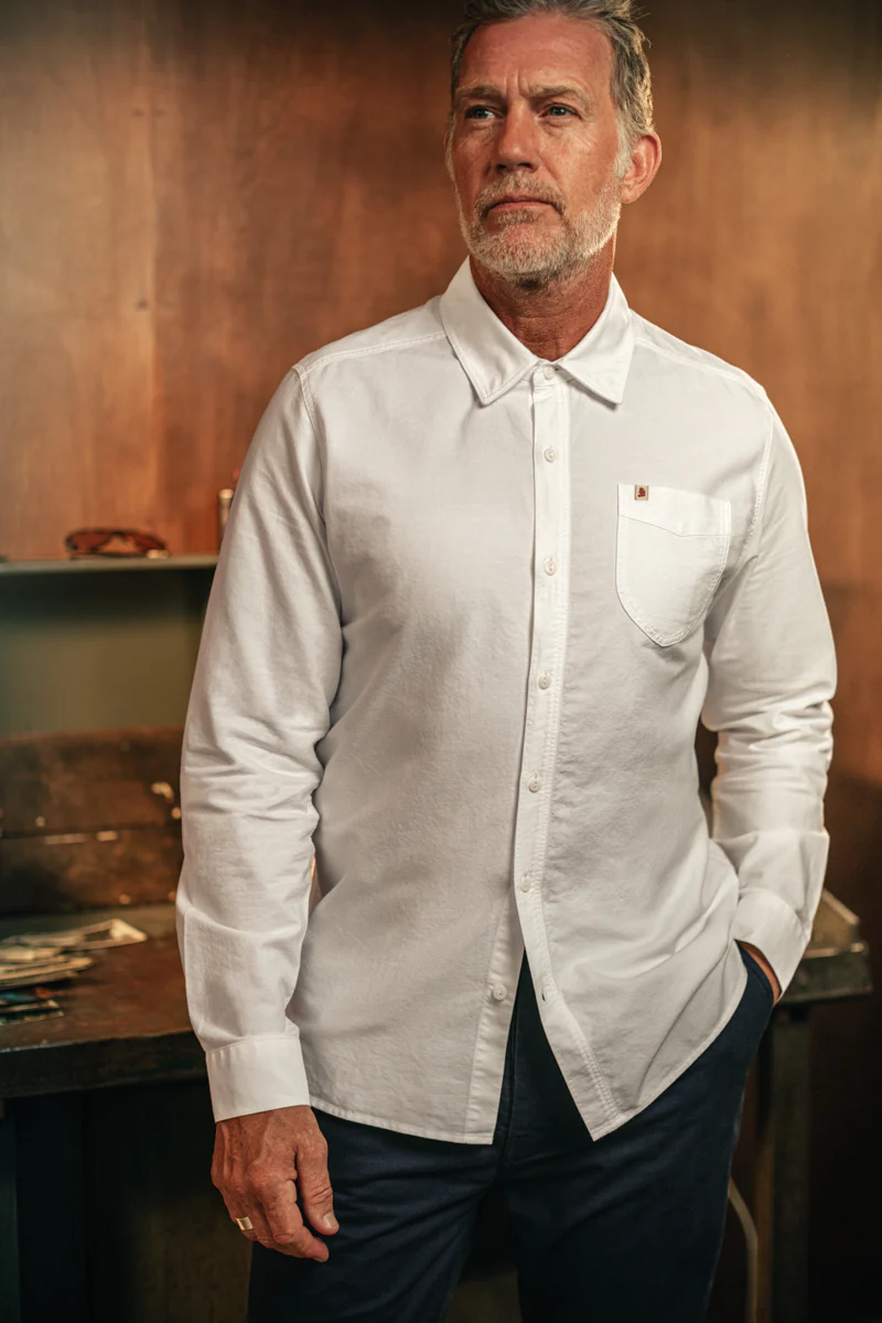 Marston Classic Oxford Shirt White - Image 3