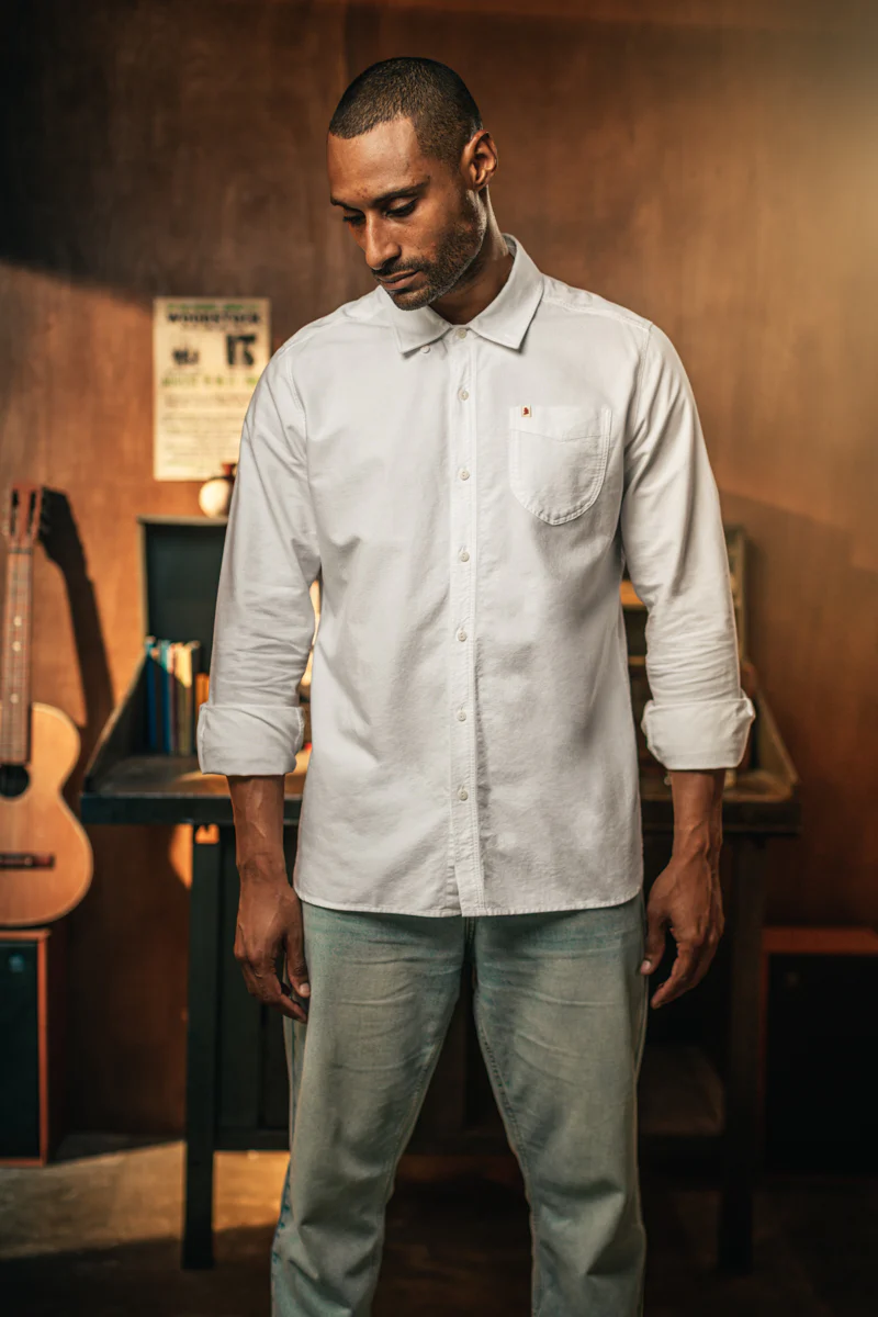 Marston Classic Oxford Shirt White - Image 5