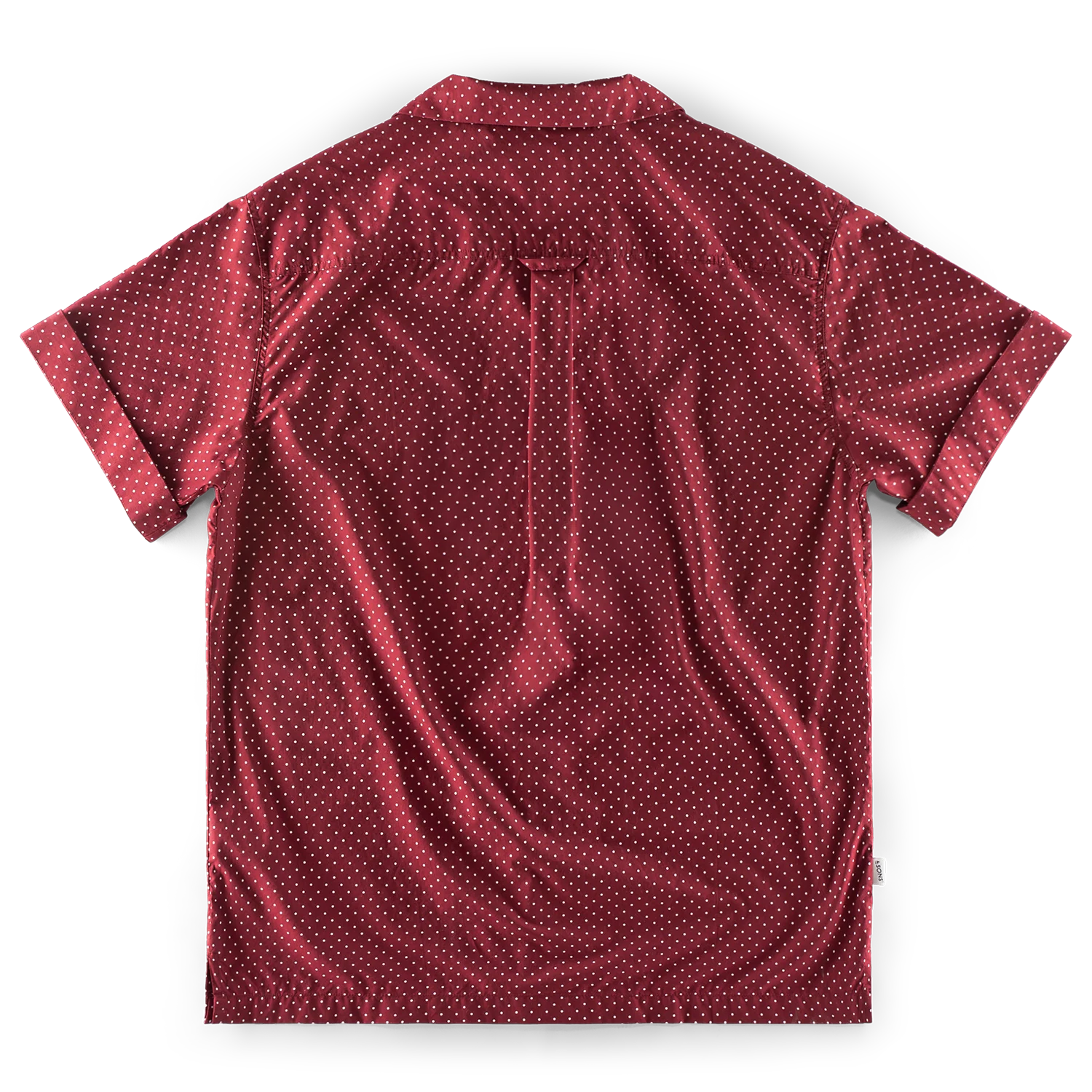 Mason Club Shirt Maroon - Image 8