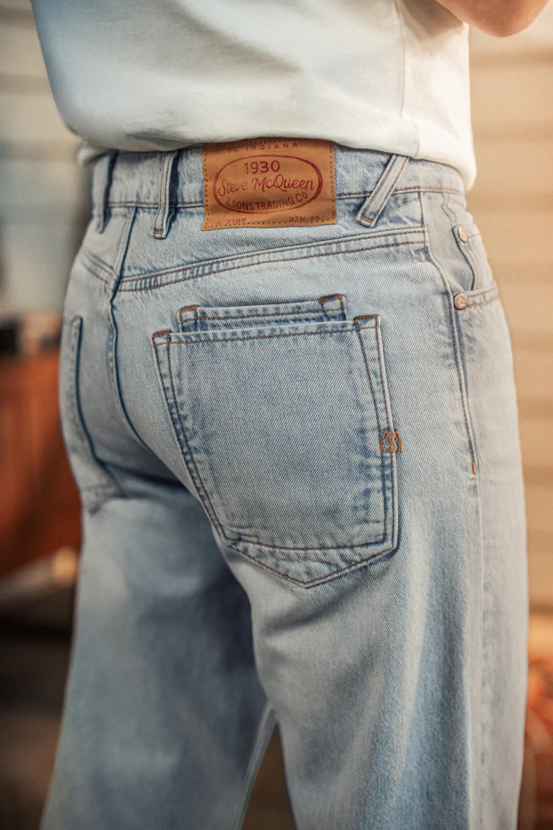 McQueen Bonner Jean Light Blue Wash - Image 6