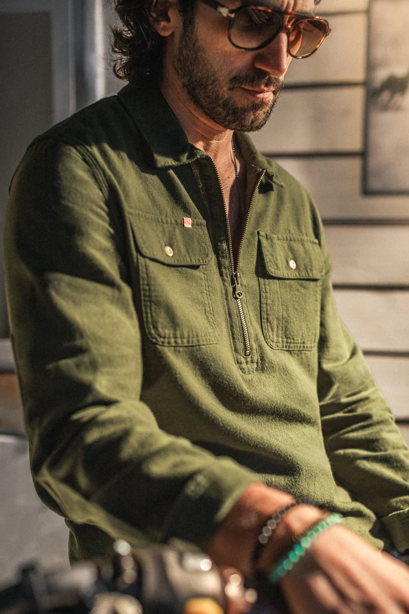 McQueen Capa Shirt Green - Image 3