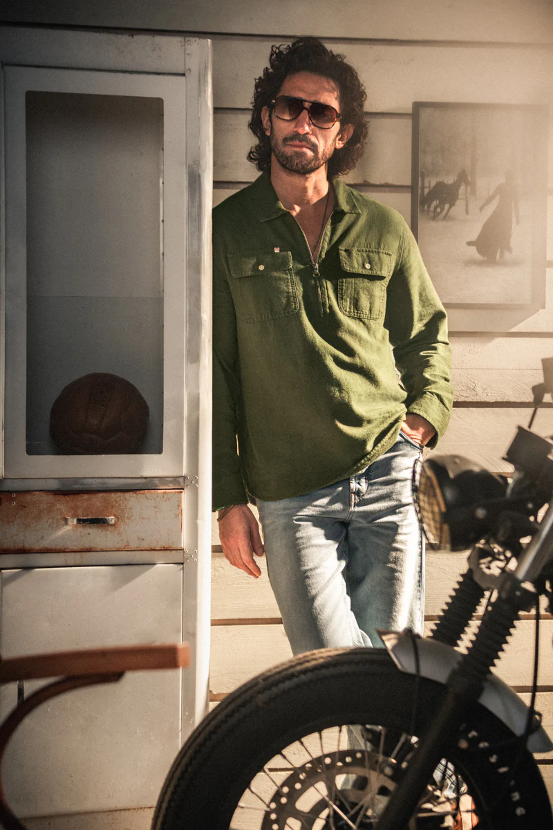 McQueen Capa Shirt Green - Image 5
