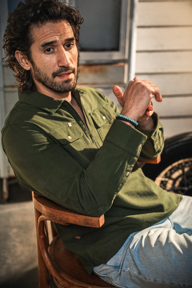 McQueen Capa Shirt Green - Image 7